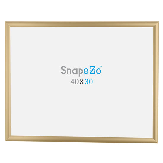 30x40 Gold SnapeZo® Snap Frame - 1" Profile