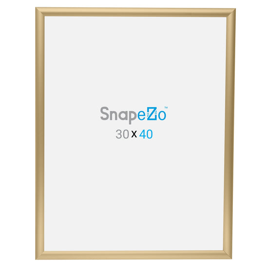 30x40 Gold SnapeZo® Snap Frame - 1" Profile
