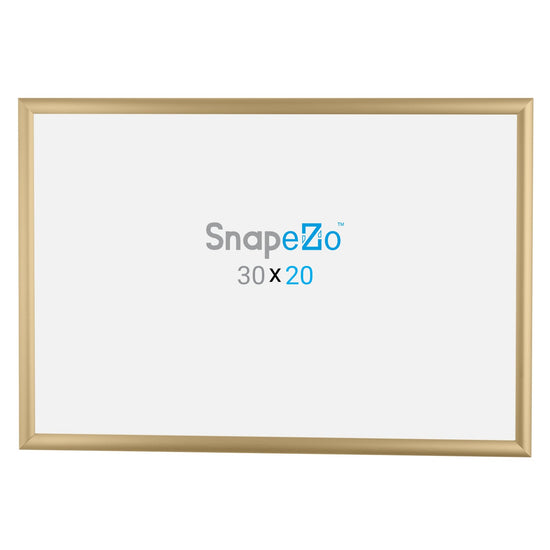 20x30 Gold SnapeZo® Snap Frame - 1" Profile