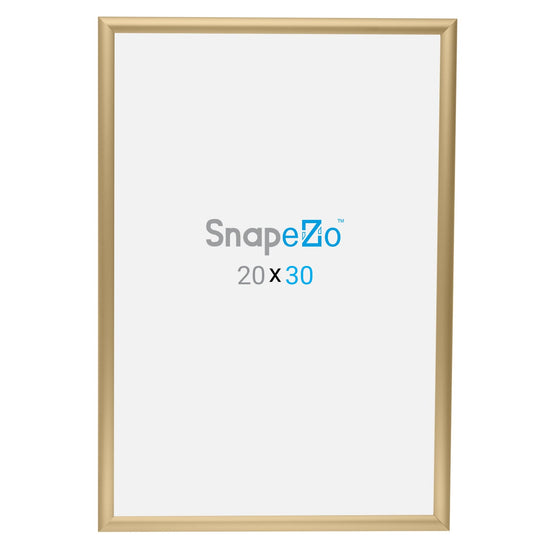 20x30 Gold SnapeZo® Snap Frame - 1" Profile