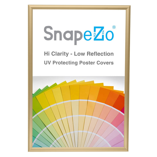 24x36 Gold SnapeZo® Snap Frame - 1" Profile
