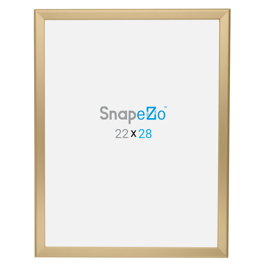22x28 Gold SnapeZo® Snap Frame - 1.25" Profile