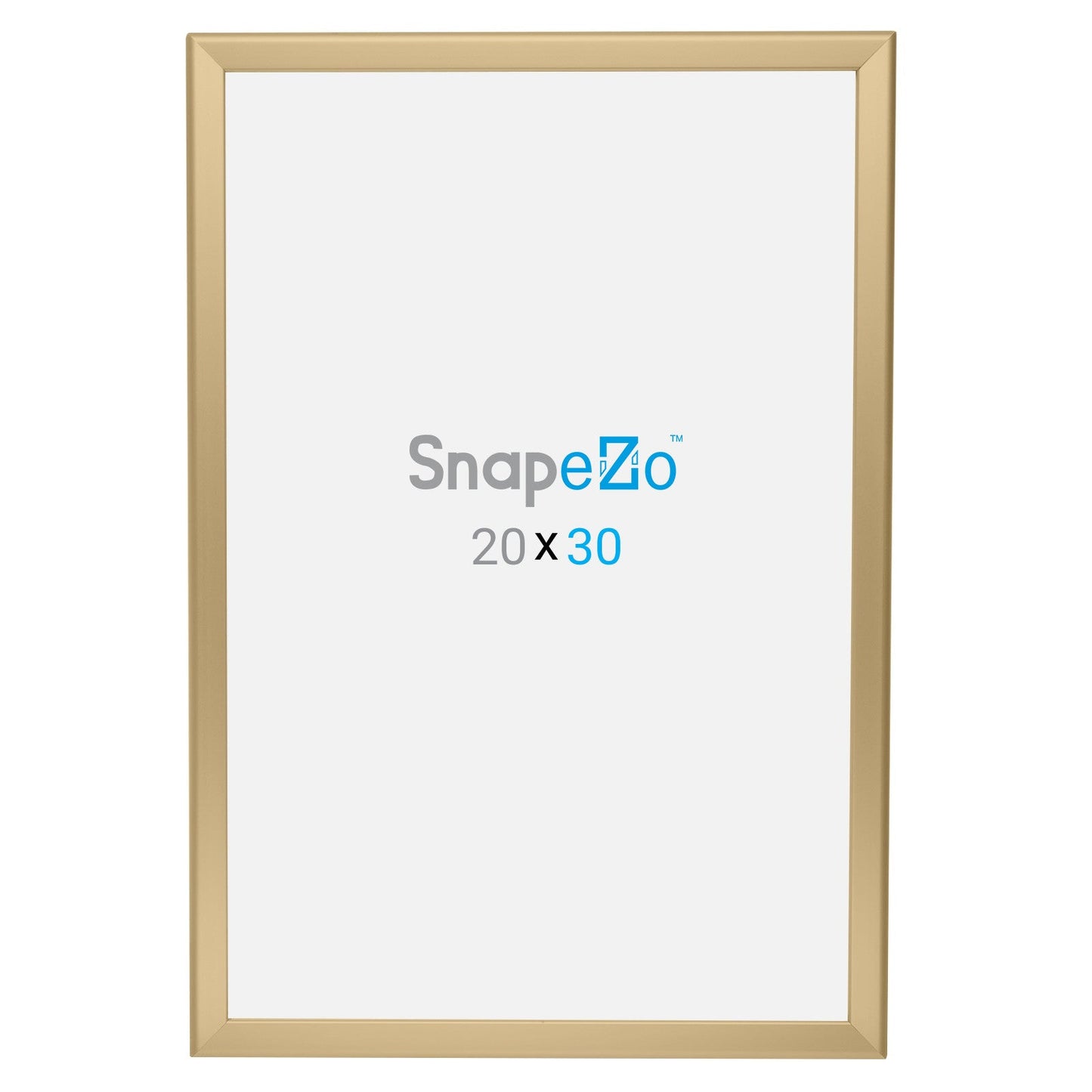 Load image into Gallery viewer, 20x30 Gold SnapeZo® Snap Frame - 1.25&amp;quot; Profile
