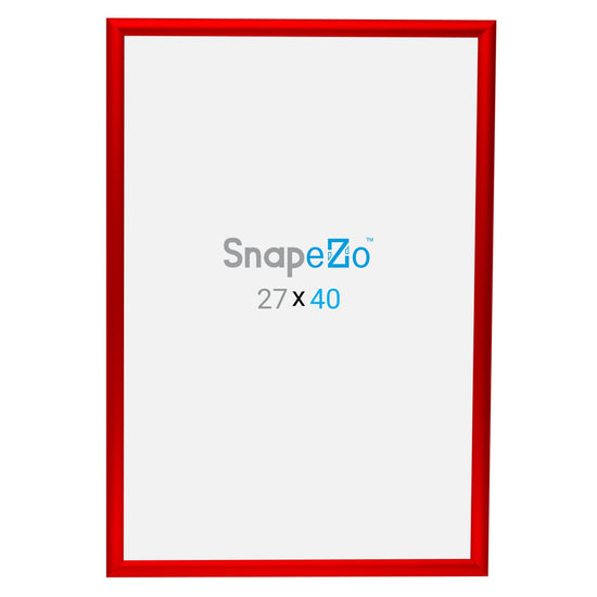 27x40 Red SnapeZo® Snap Frame - 1" Profile