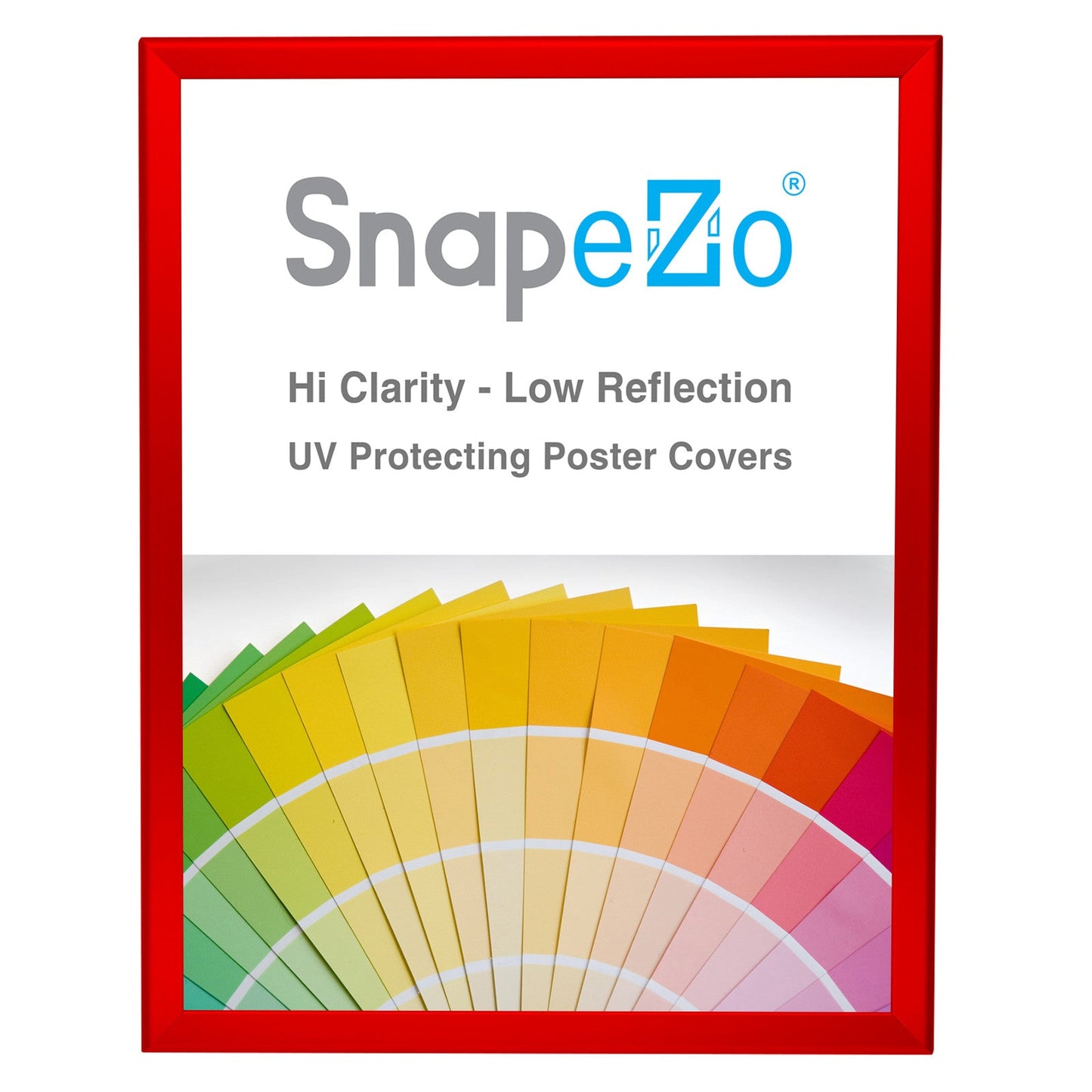 Load image into Gallery viewer, 22x28 Red SnapeZo® Snap Frame - 1.25&amp;quot; Profile
