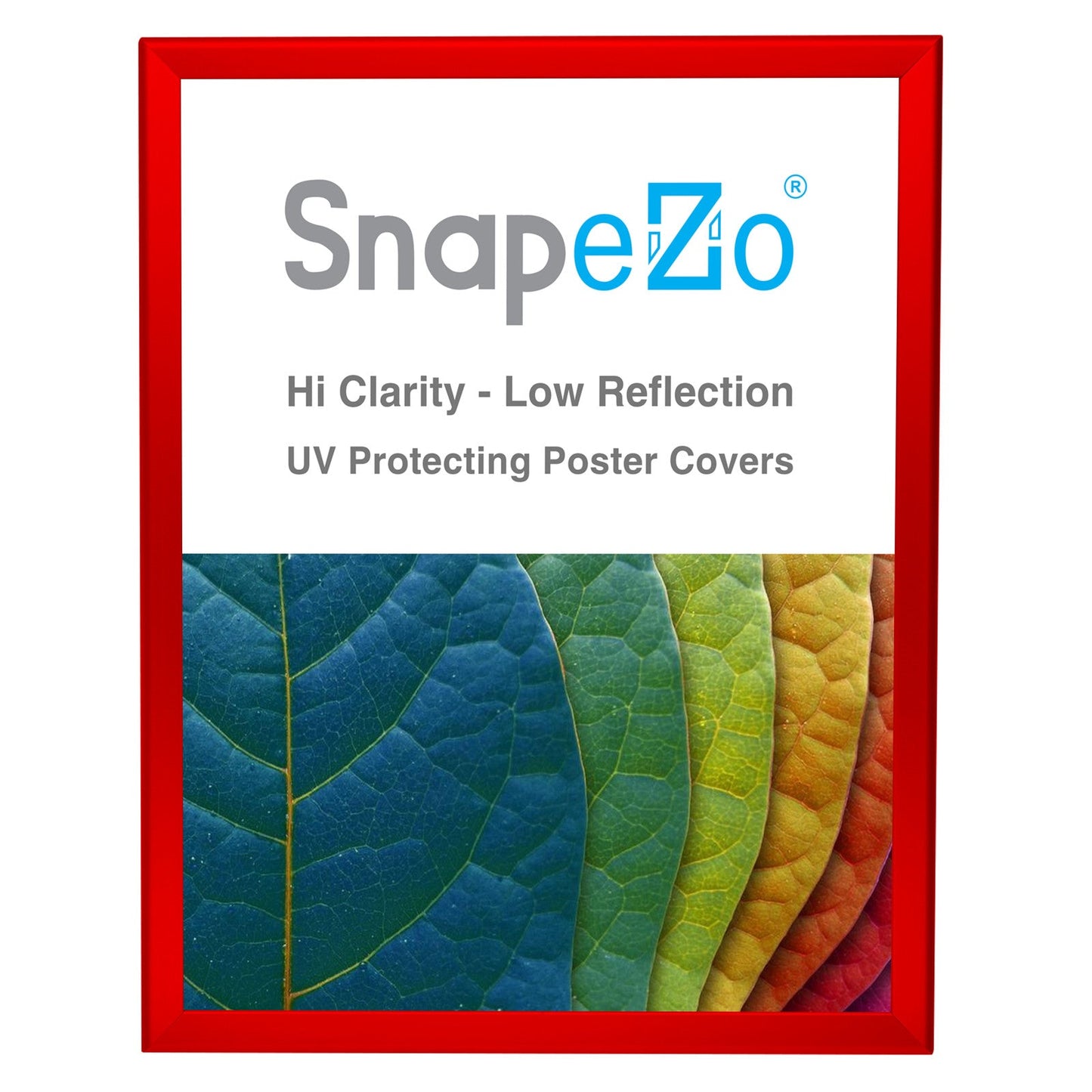 18x24 Red SnapeZo® Snap Frame - 1.25" Profile