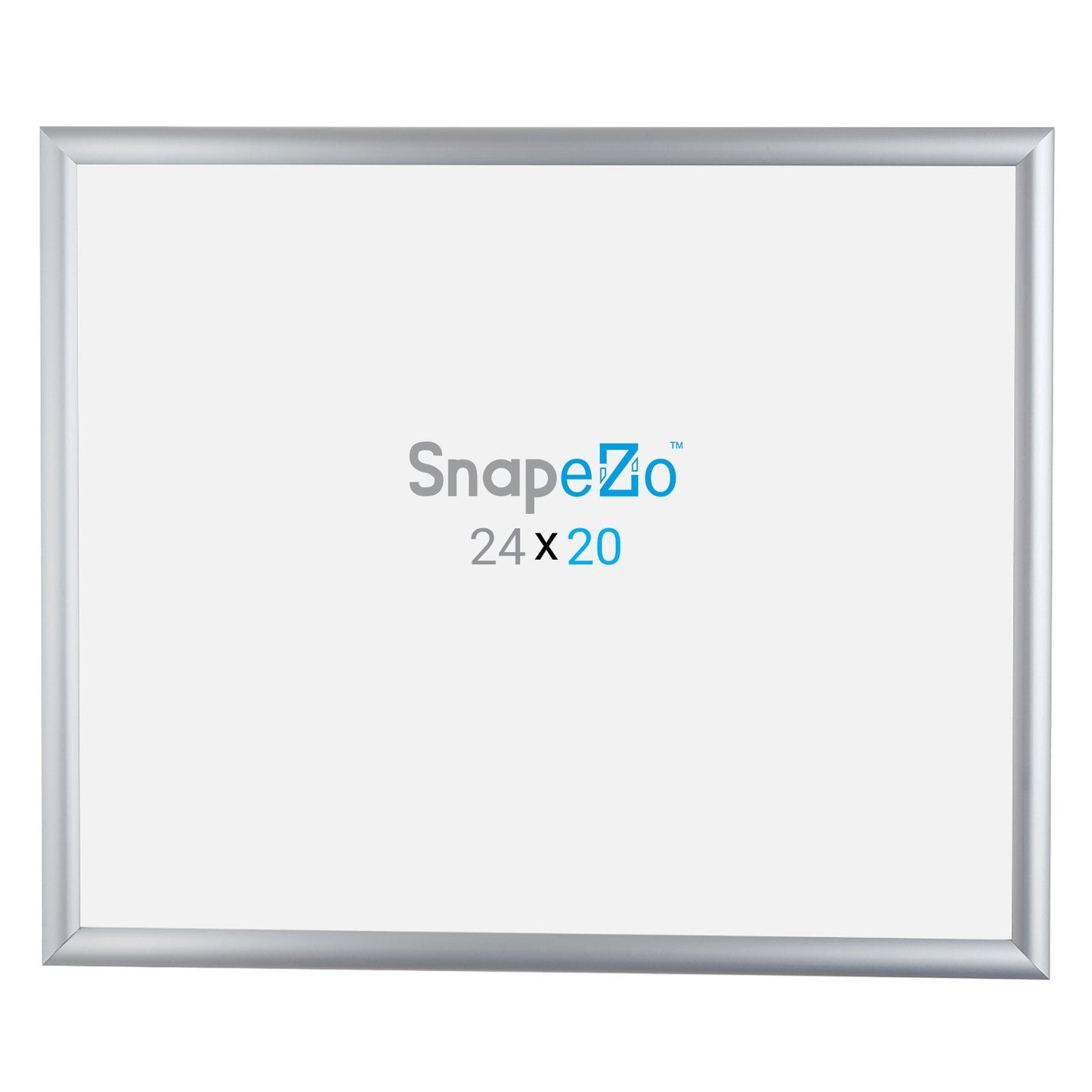 20x24 Silver SnapeZo® Snap Frame - 1" Profile
