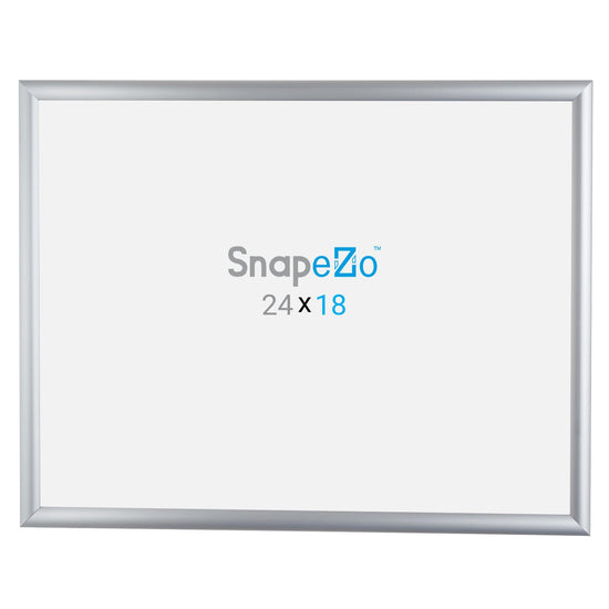Load image into Gallery viewer, 18x24 Silver SnapeZo® Snap Frame - 1&amp;quot; Profile
