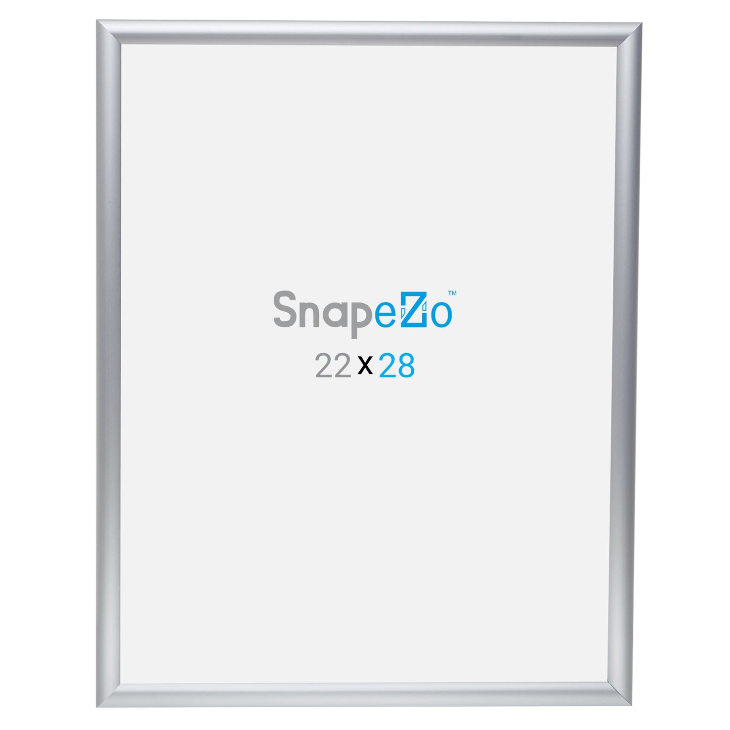 Twin-Pack of Snapezo® Silver 22x28 Poster Frame - 1" Profile