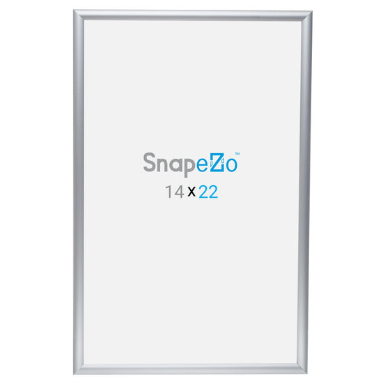 Load image into Gallery viewer, 14x22 Silver SnapeZo® Snap Frame - 1&amp;quot; Profile
