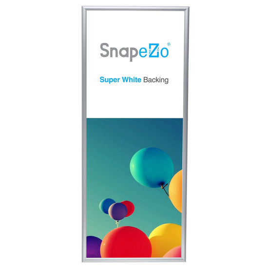 14x36 Silver SnapeZo® Snap Frame - 1" Profile