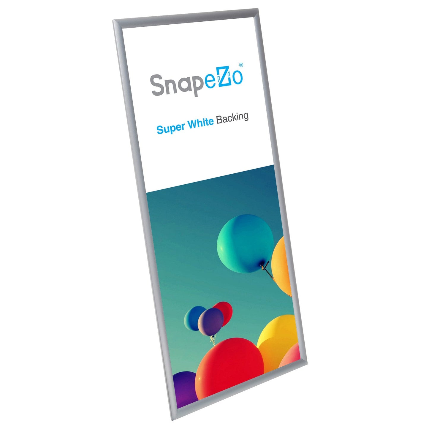 14x36 Silver SnapeZo® Snap Frame - 1" Profile