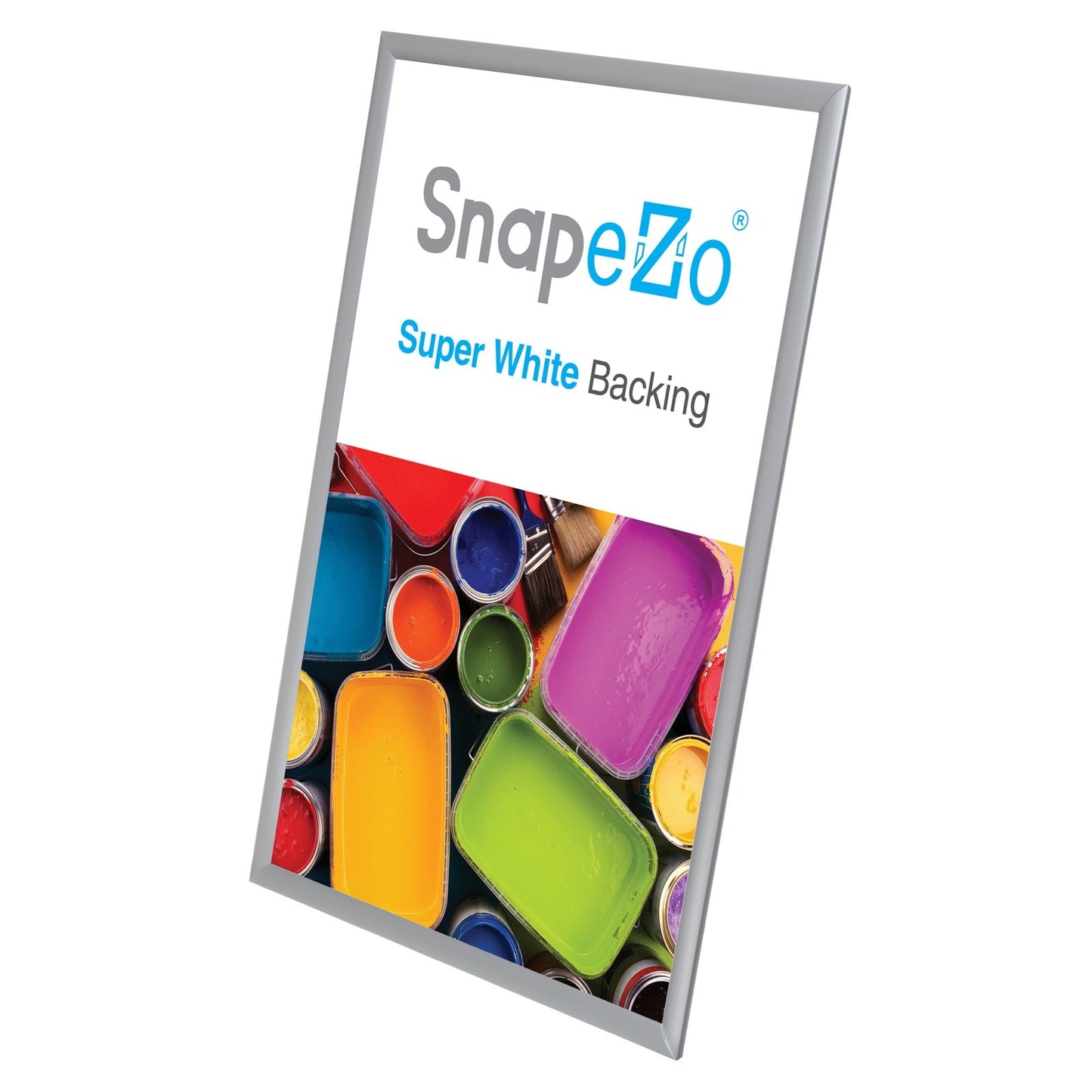 Load image into Gallery viewer, 13x19 Silver SnapeZo® Snap Frame - 1&amp;quot; Profile
