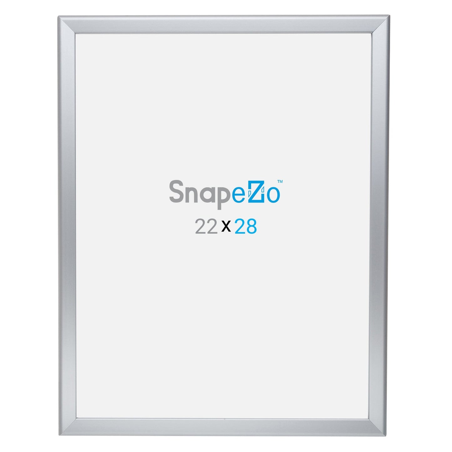 22x28 Silver SnapeZo® Snap Frame - 1.25" Profile