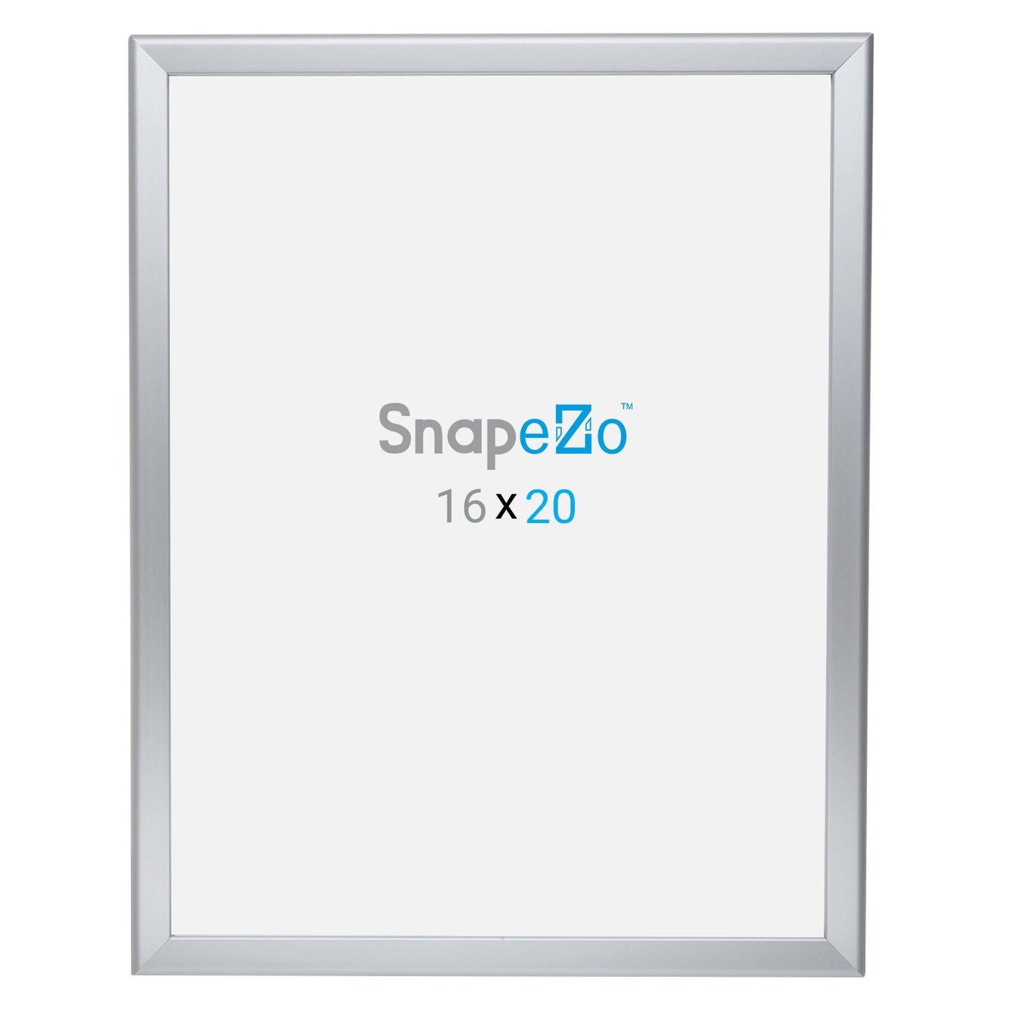 16x20 Silver SnapeZo® Snap Frame - 1.25" Profile