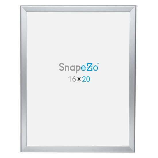 16x20 Silver SnapeZo® Snap Frame - 1.25" Profile