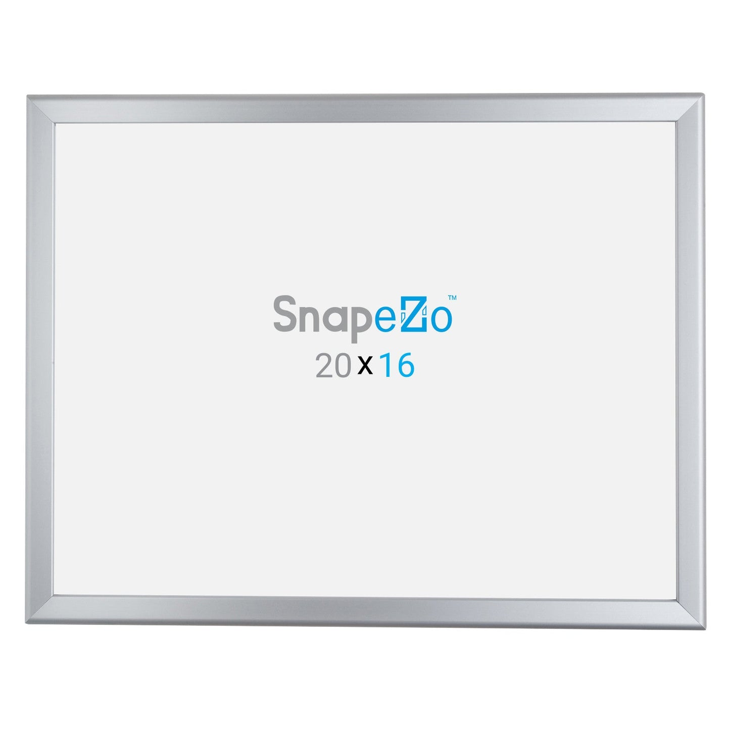 16x20 Silver SnapeZo® Snap Frame - 1.25" Profile