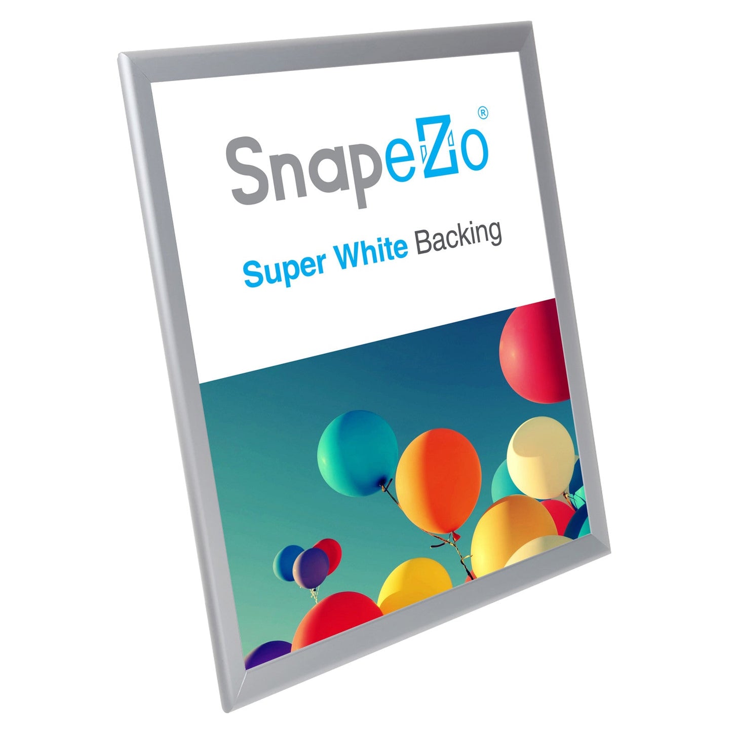 16x20 Silver SnapeZo® Snap Frame - 1.25" Profile