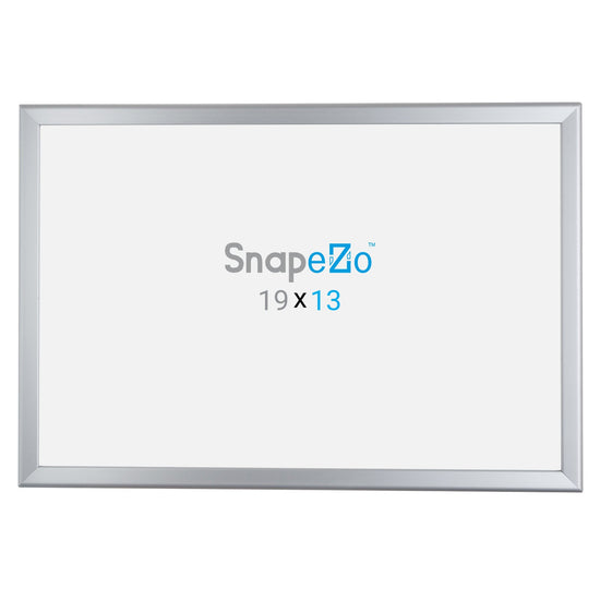 Load image into Gallery viewer, 13x19 Silver SnapeZo® Snap Frame - 1.25&amp;quot; Profile
