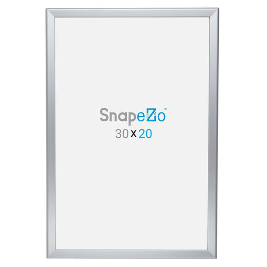 20x30 Silver SnapeZo® Snap Frame - 1.25 Inch Profile