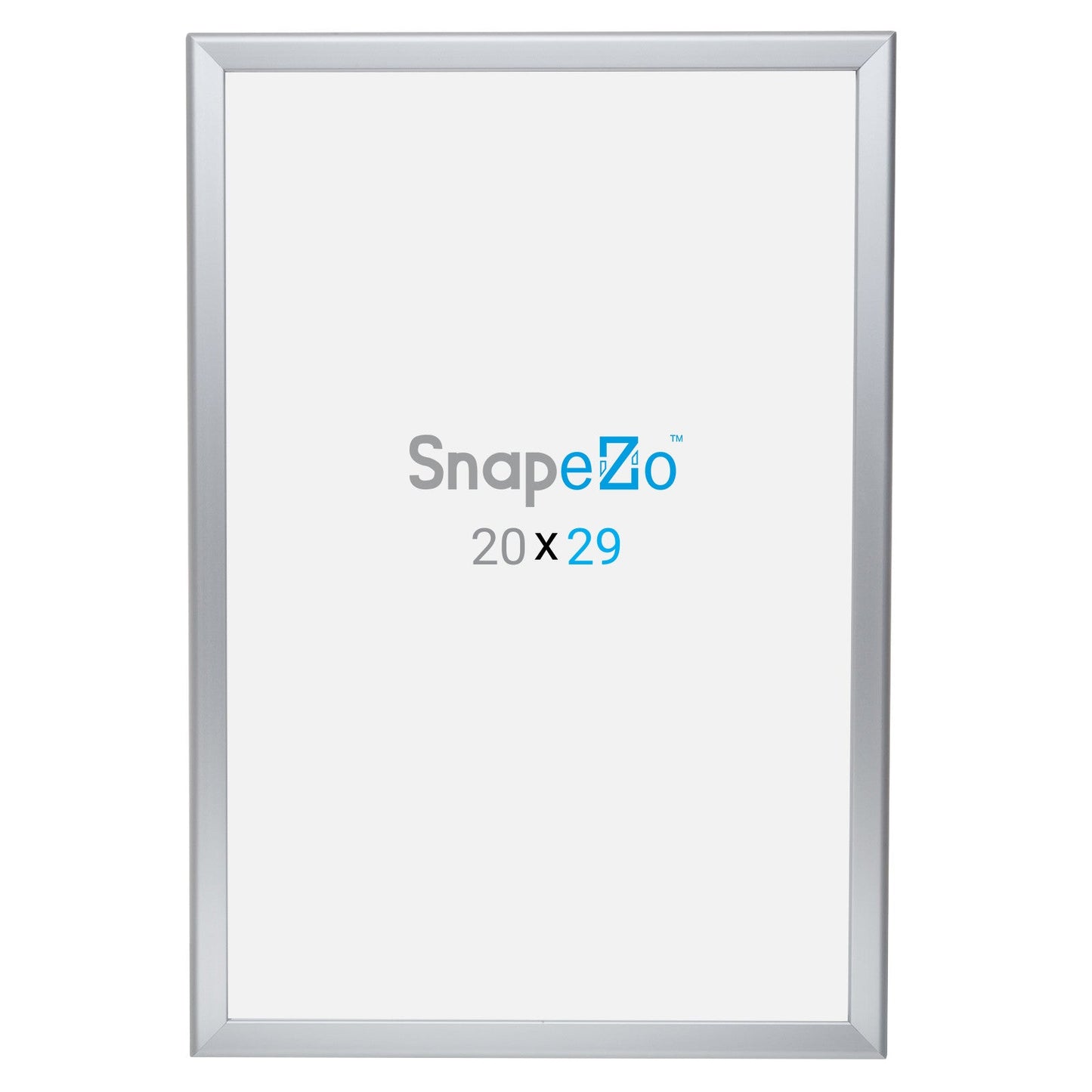 20x29 Silver SnapeZo® Snap Frame - 1.25" Profile