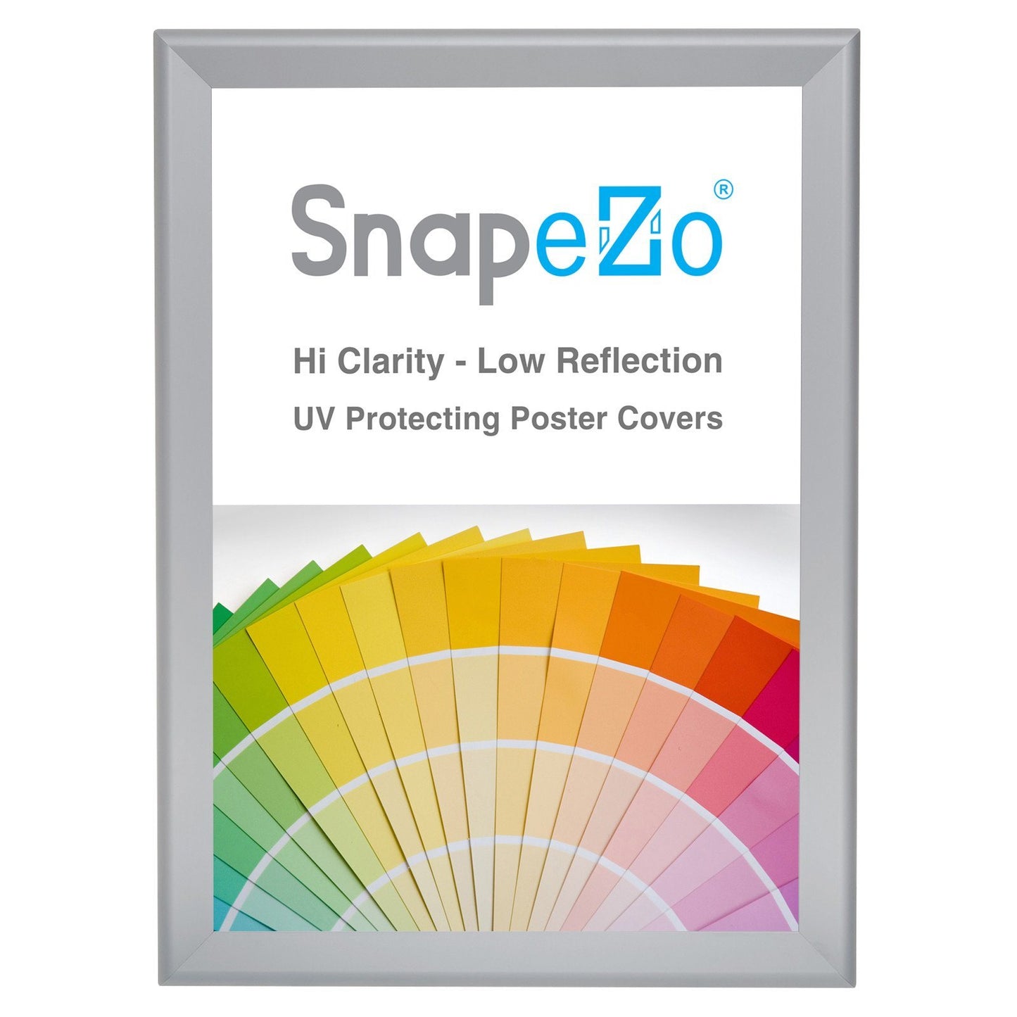 32x46 Silver SnapeZo® Snap Frame - 1.7" Profile