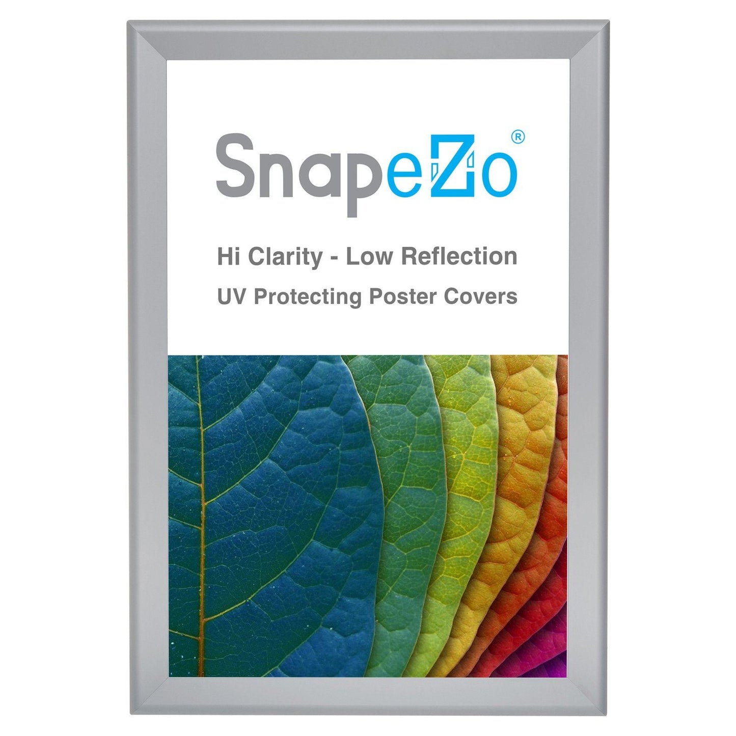 30x46 Silver SnapeZo® Snap Frame - 1.7" Profile