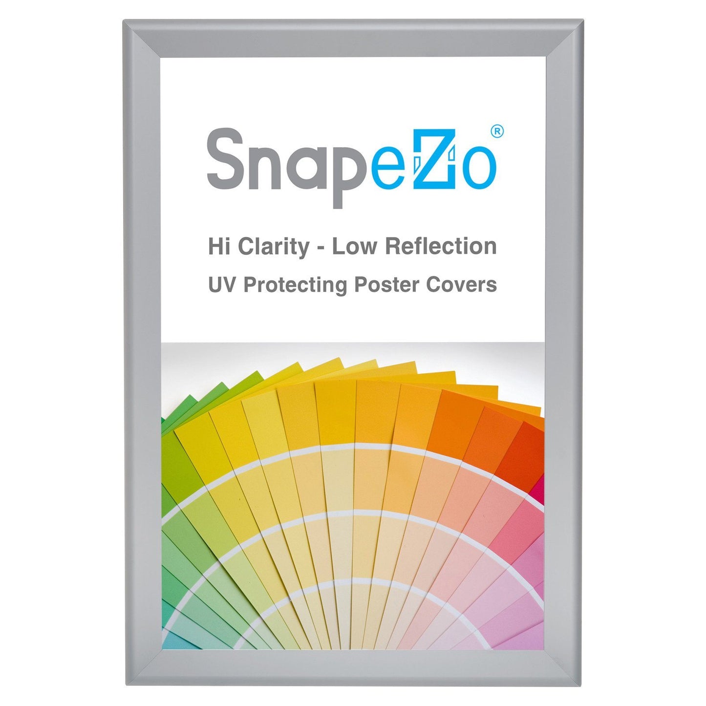 32x48 Silver SnapeZo® Snap Frame - 1.7" Profile