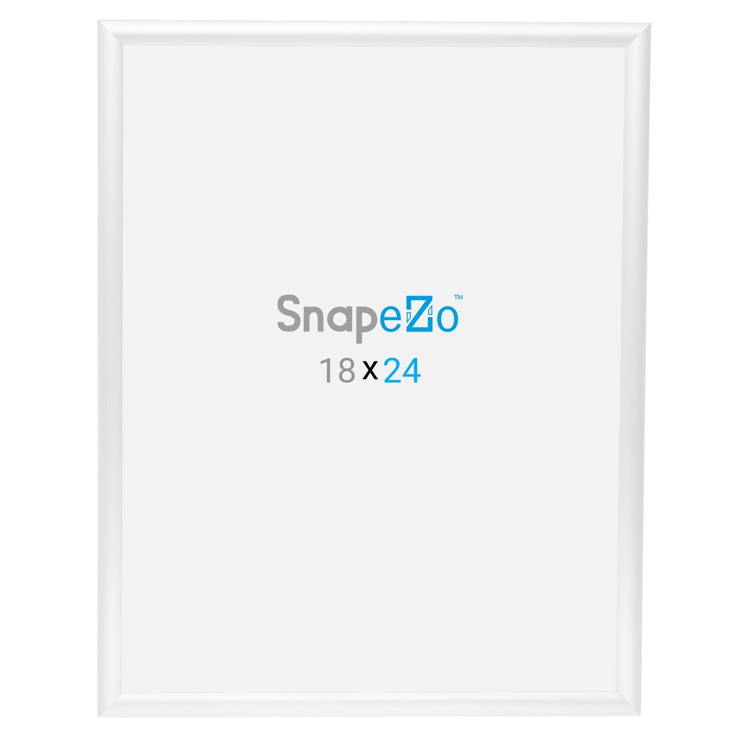 Load image into Gallery viewer, 18x24 White SnapeZo® Snap Frame - 1&amp;quot; Profile
