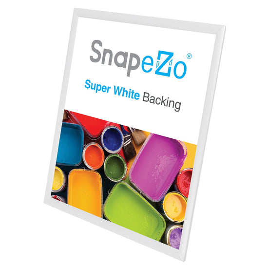 Load image into Gallery viewer, 18x24 White SnapeZo® Snap Frame - 1&amp;quot; Profile
