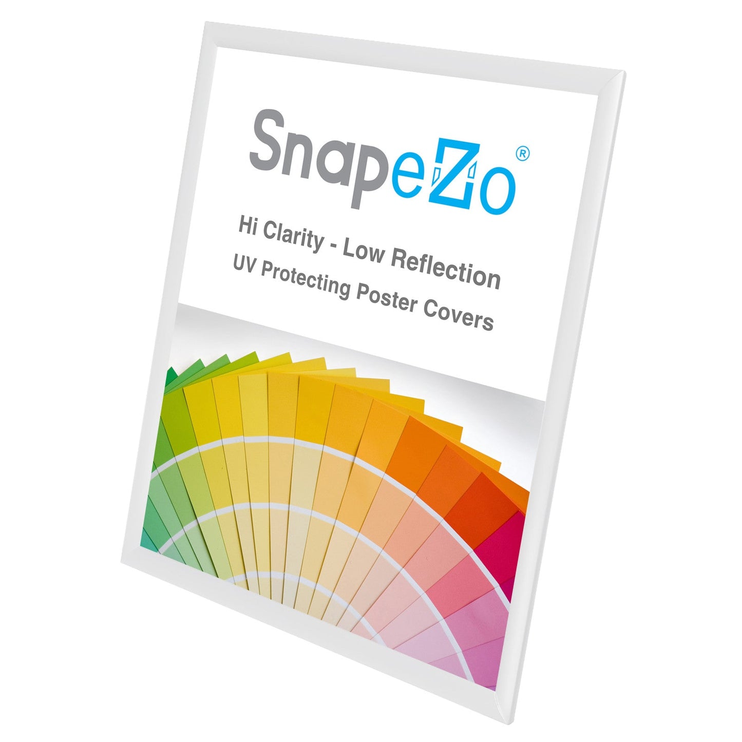 24x30 White SnapeZo® Snap Frame - 1" Profile