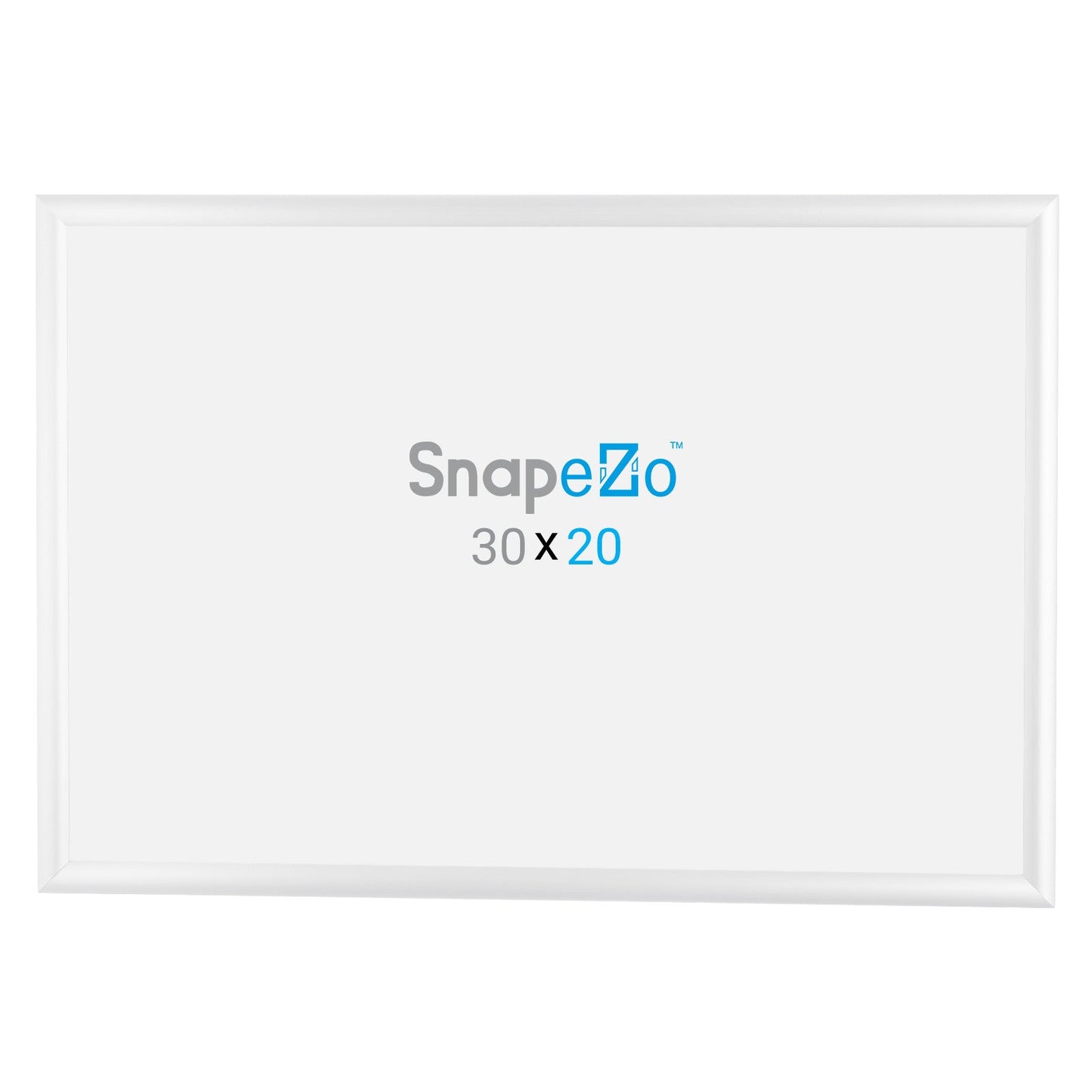 Load image into Gallery viewer, 20x30 White SnapeZo® Snap Frame - 1&amp;quot; Profile
