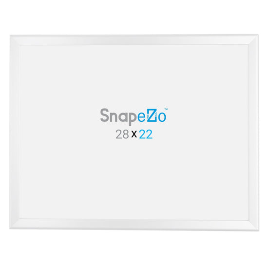 22x28 White SnapeZo® Snap Frame - 1.25" Profile
