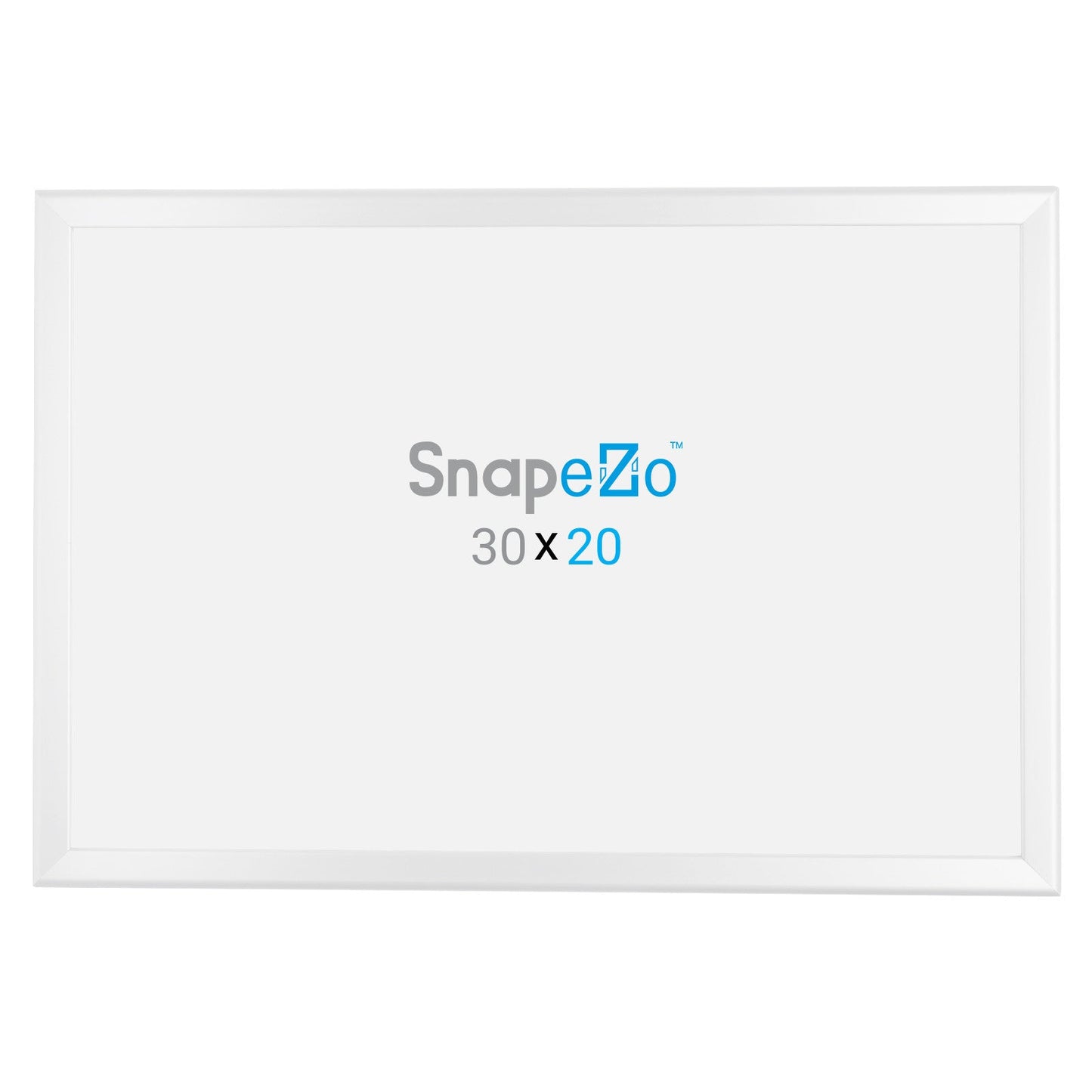 Load image into Gallery viewer, 20x30 White SnapeZo® Snap Frame - 1.25&amp;quot; Profile
