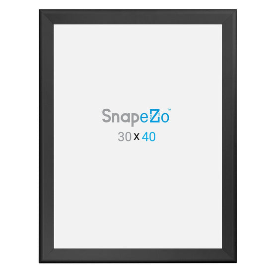 Black movie poster SnapeZo® frame poster size 30X40 - 1.7 inch profile