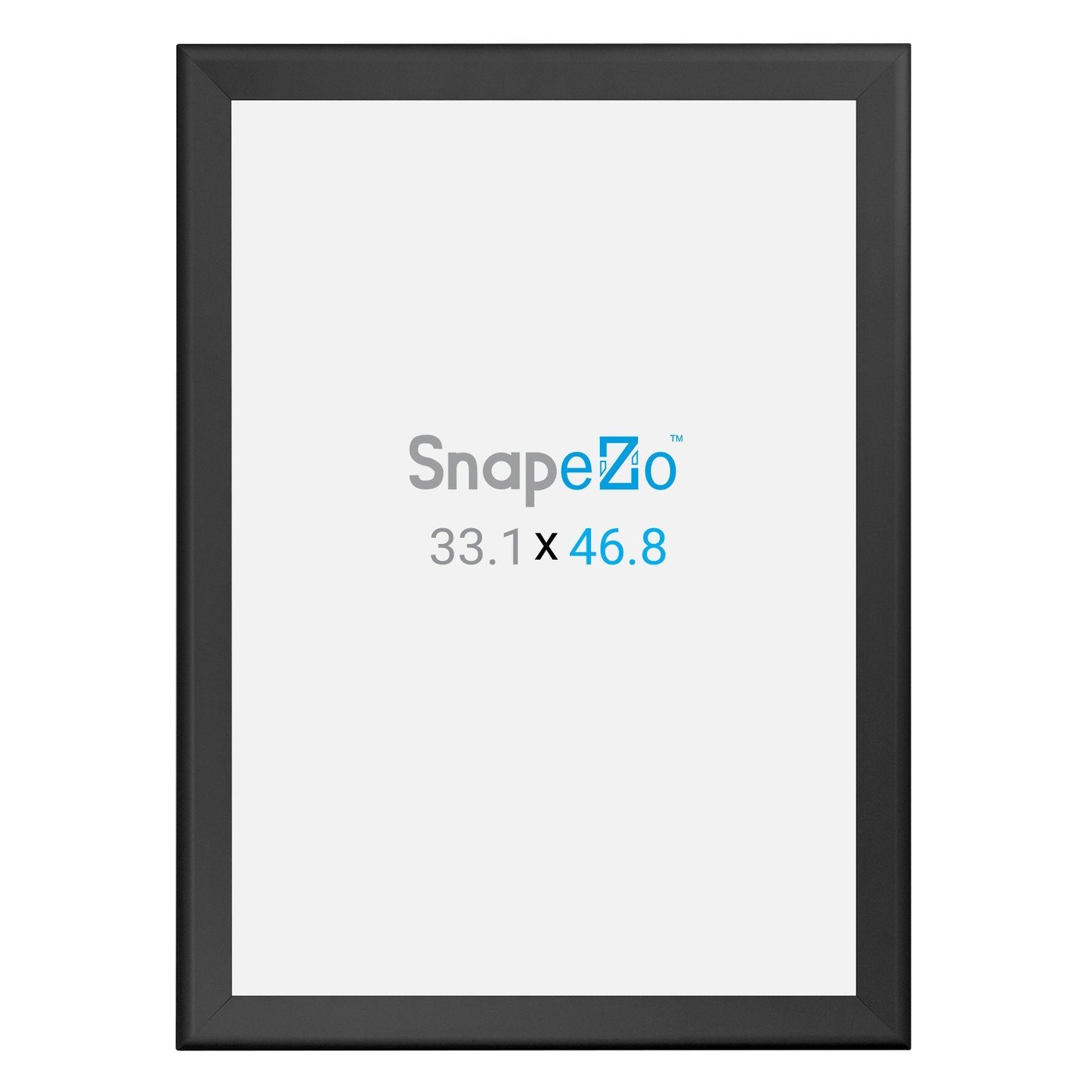 A0 Black SnapeZo® Snap Frame - 1.7" Profile