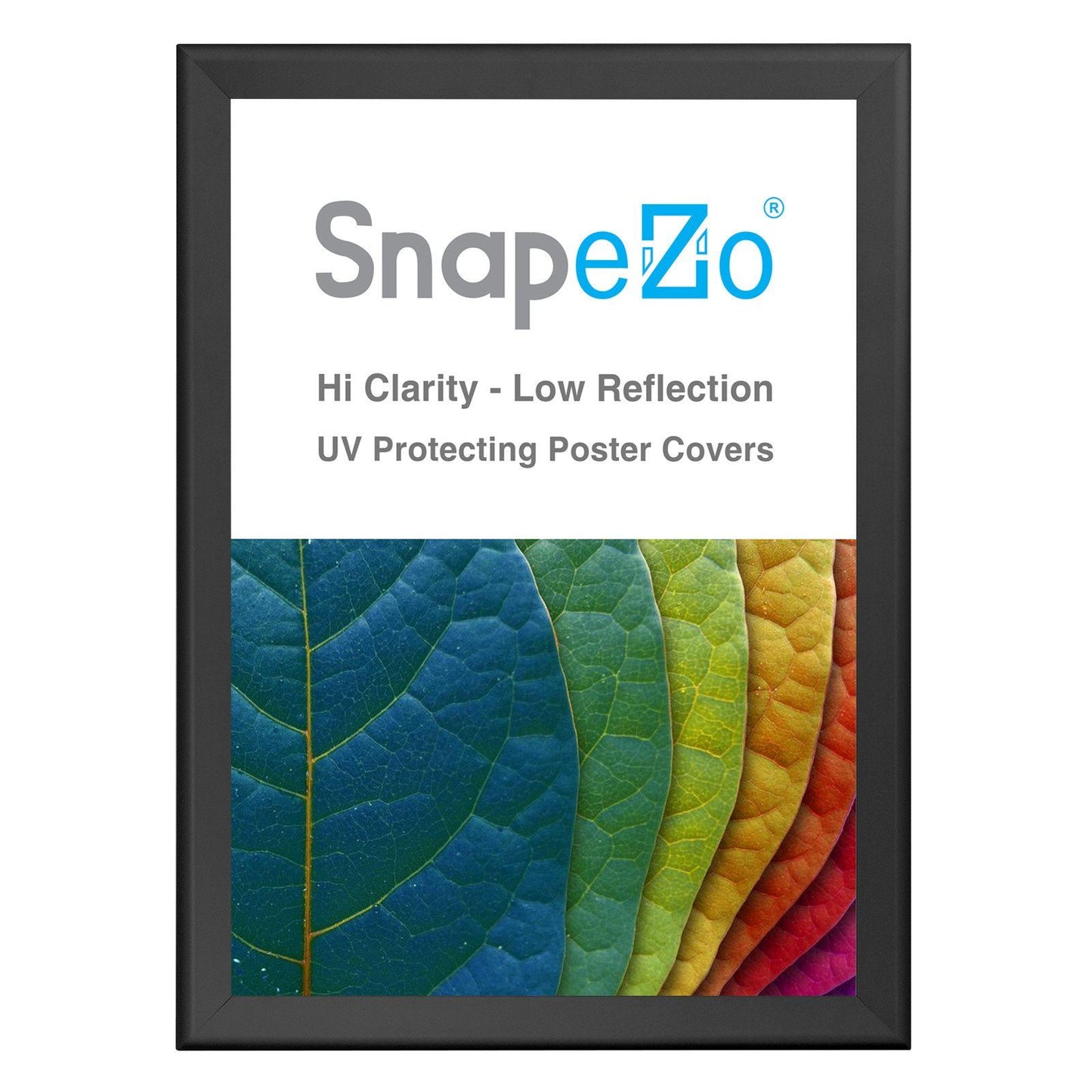 36x50 Black SnapeZo® Snap Frame - 1.7" Profile