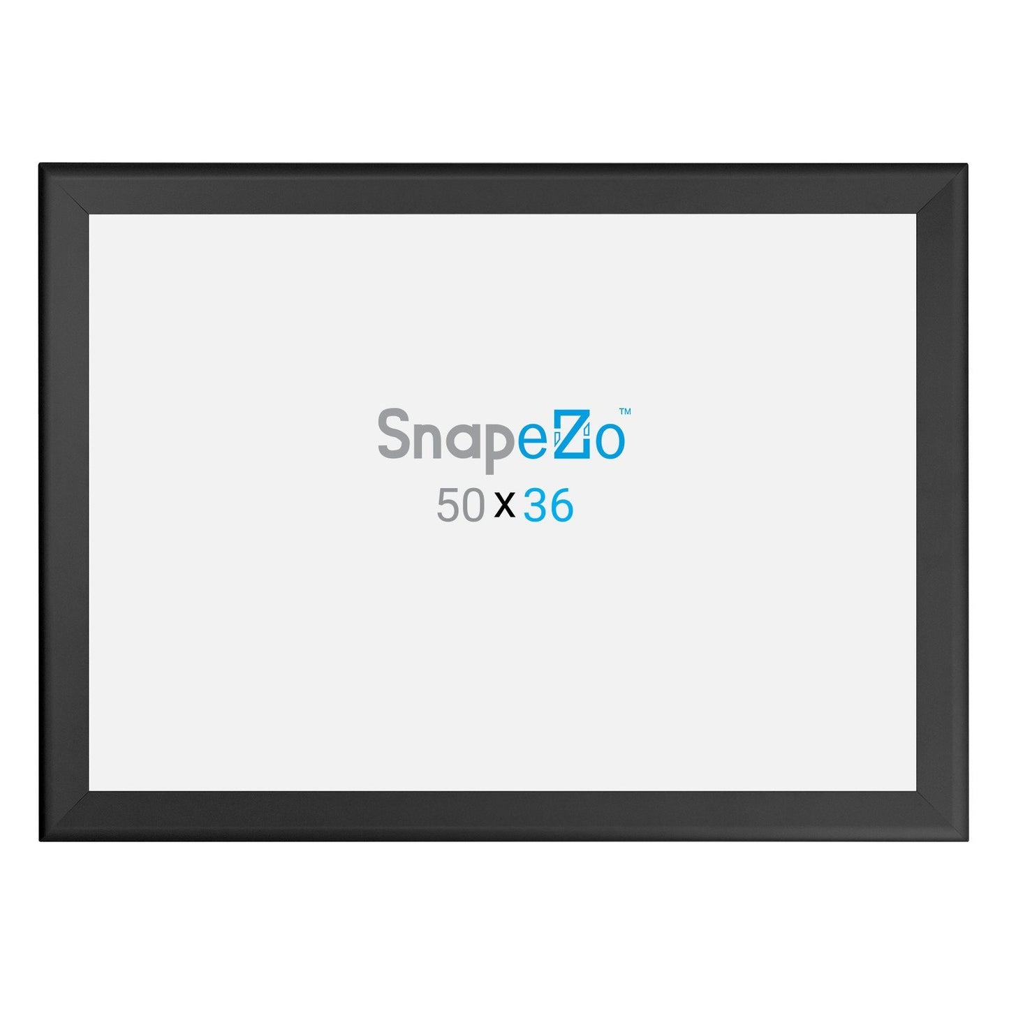 36x50 Black SnapeZo® Snap Frame - 1.7" Profile