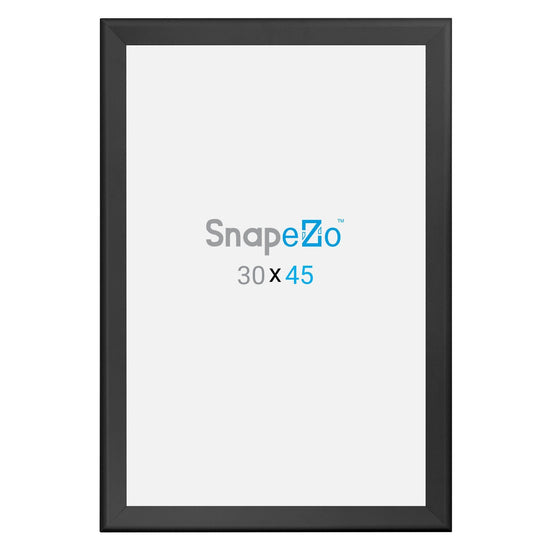 30x45 Black SnapeZo® Snap Frame - 1.7" Profile