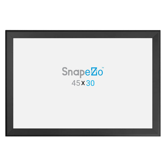 30x45 Black SnapeZo® Snap Frame - 1.7" Profile