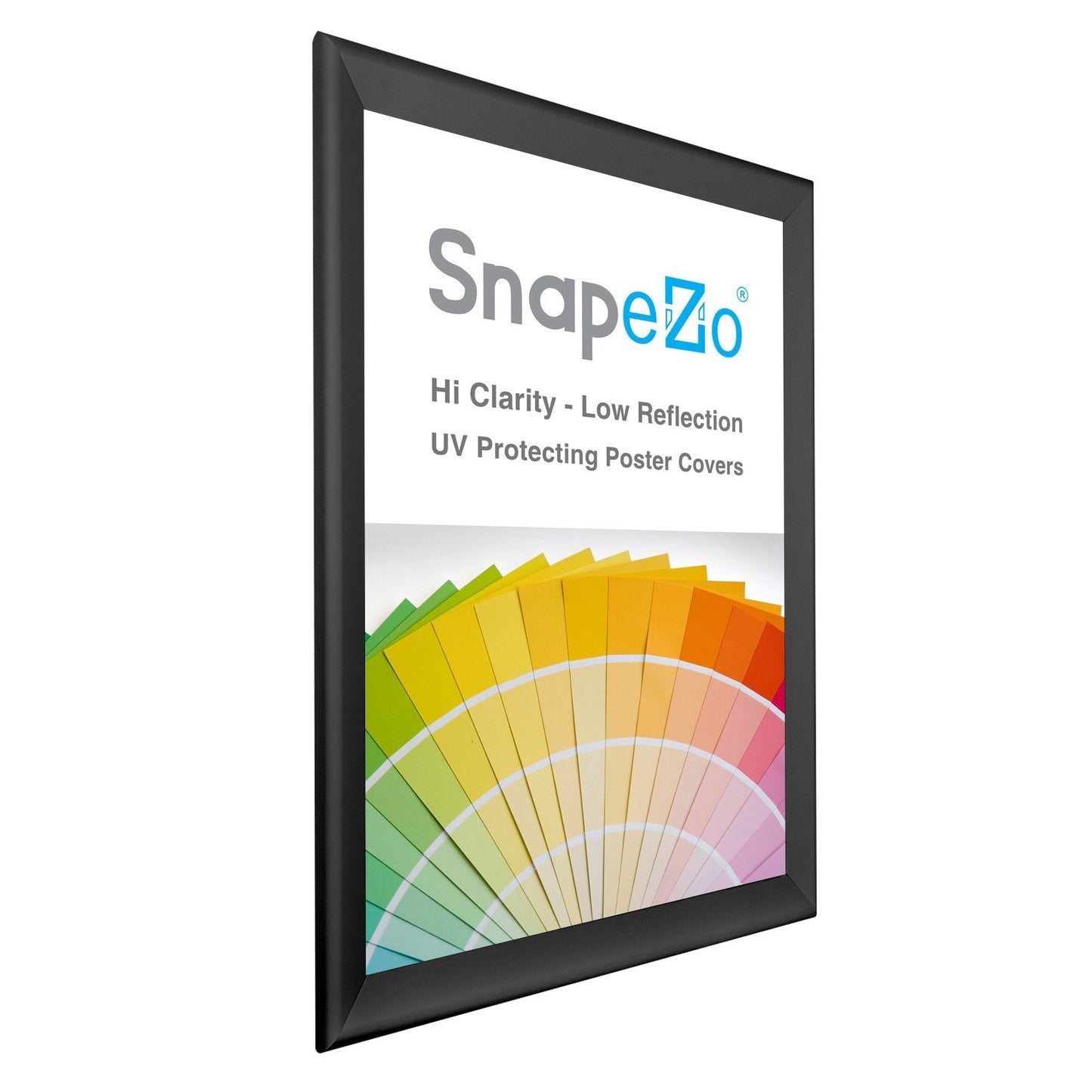27x41 Black SnapeZo® Snap Frame - 1.7" Profile