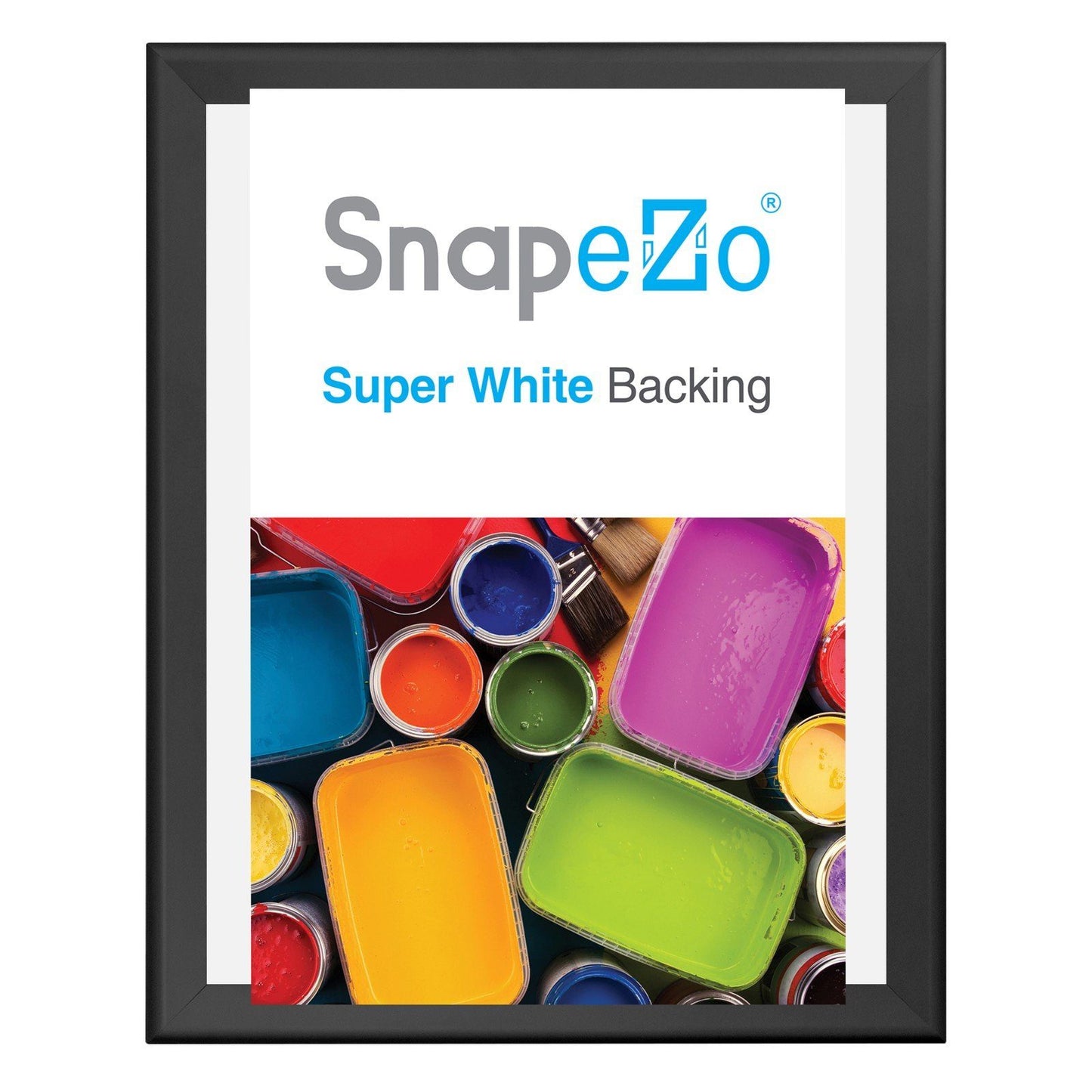 Load image into Gallery viewer, 32x50 Black SnapeZo® Snap Frame - 1.7&amp;quot; Profile
