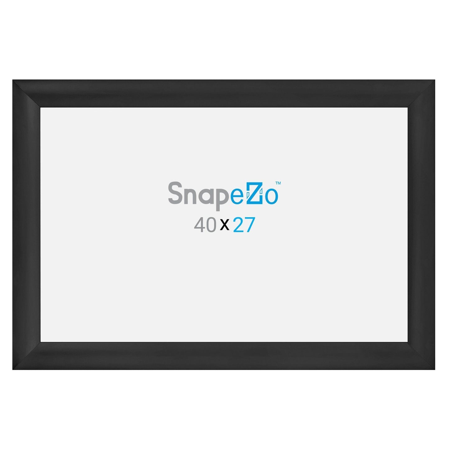27x40 Black SnapeZo® Snap Frame - 2.2" Profile