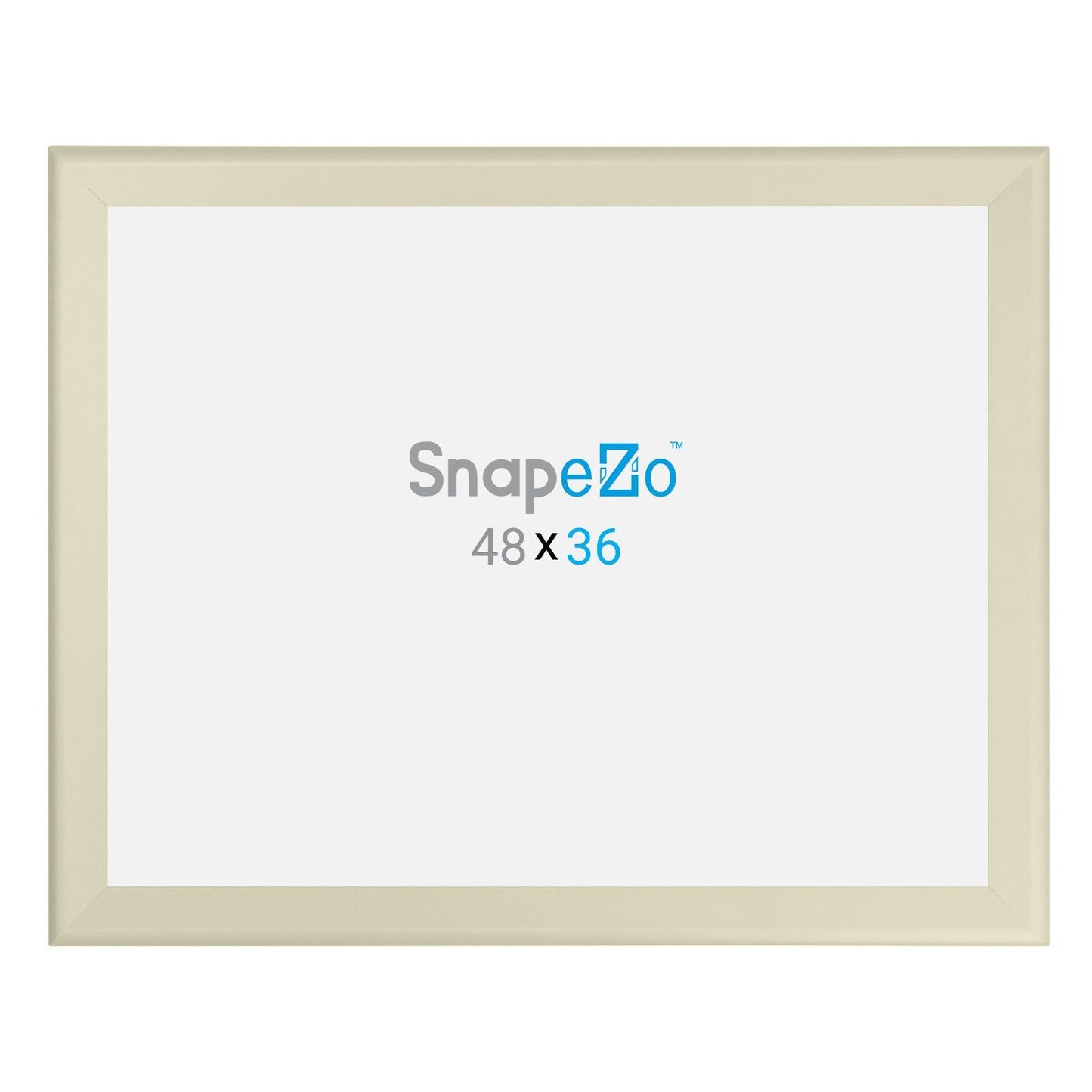 Load image into Gallery viewer, Cream SnapeZo® Poster Size 36x48 - 1.7-inch Width
