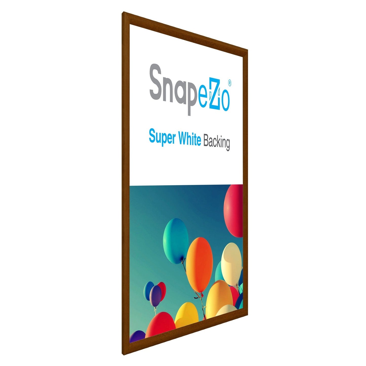 18x24 Dark Wood SnapeZo® Snap Frame - 1" Profile