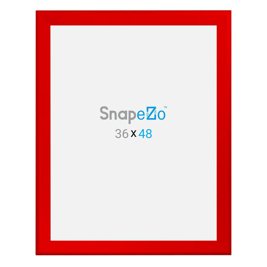 36x48 Red SnapeZo® Snap Frame - 1.7" Profile