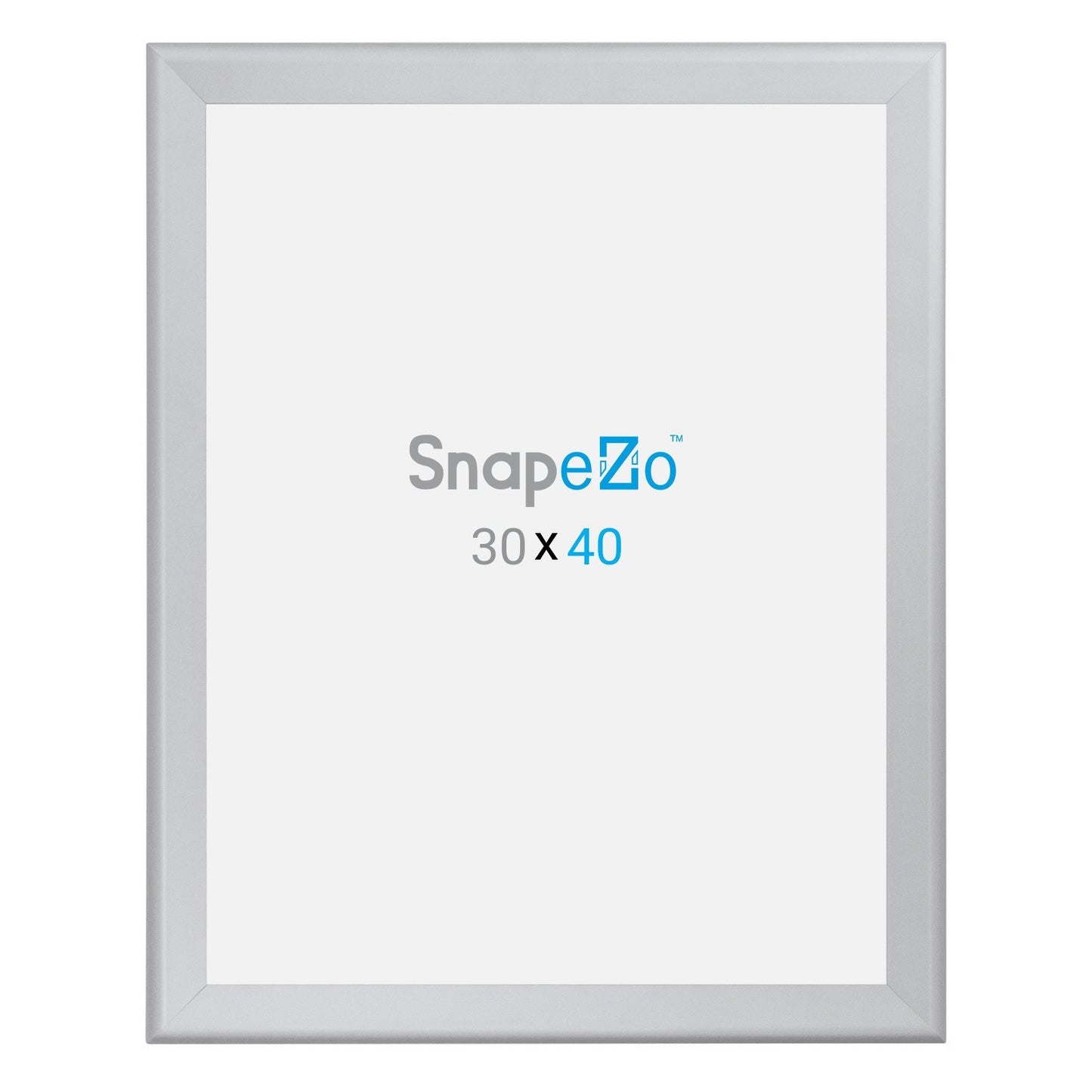 Load image into Gallery viewer, 30x40 Silver SnapeZo® Snap Frame - 1.7&amp;quot; Profile
