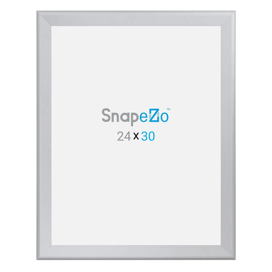 24x30 Silver SnapeZo® Snap Frame - 1.7" Profile