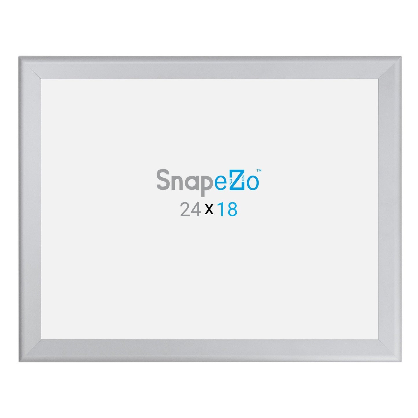 18x24 Silver SnapeZo® Snap Frame - 1.7 Inch Profile