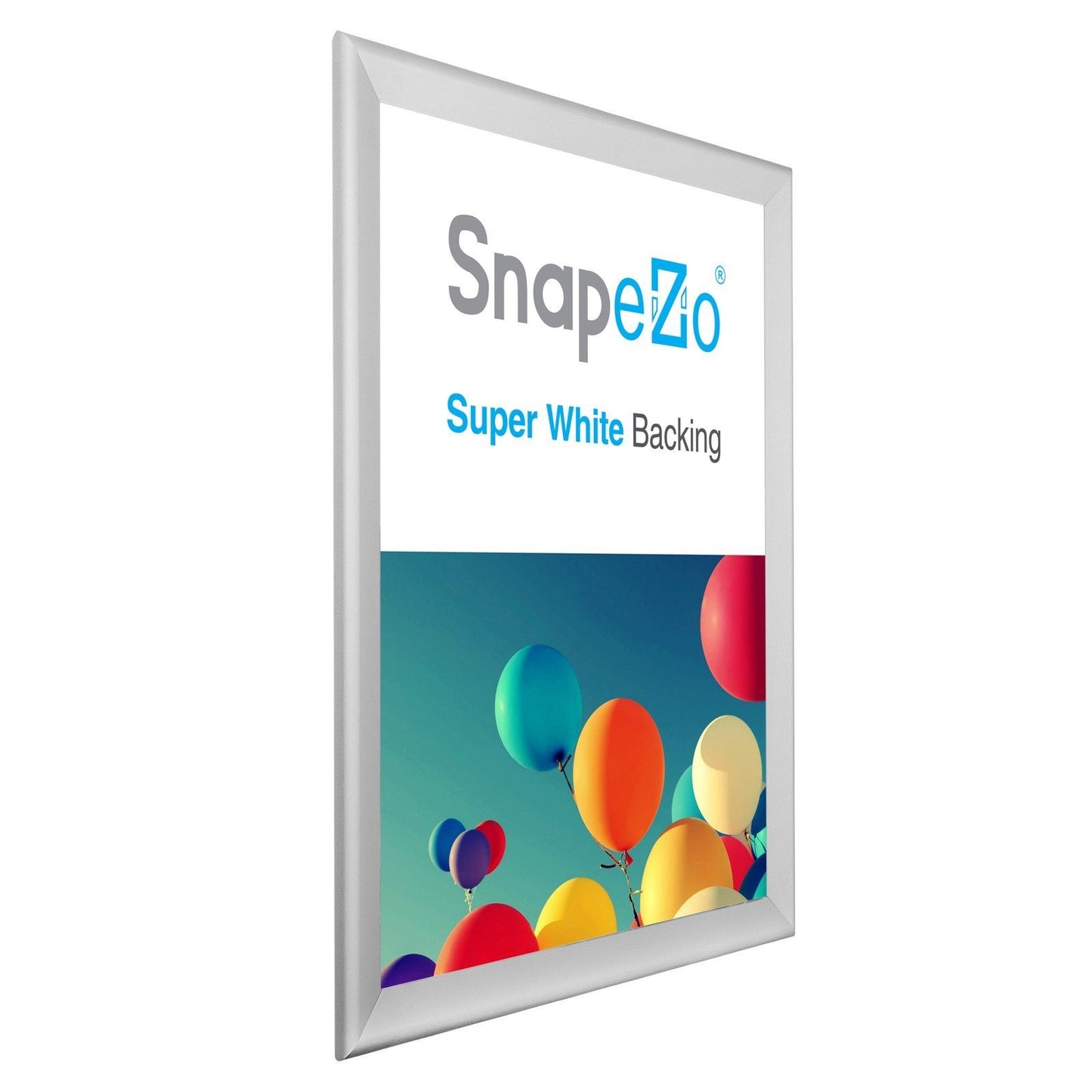 18x24 Silver SnapeZo® Snap Frame - 1.7 Inch Profile